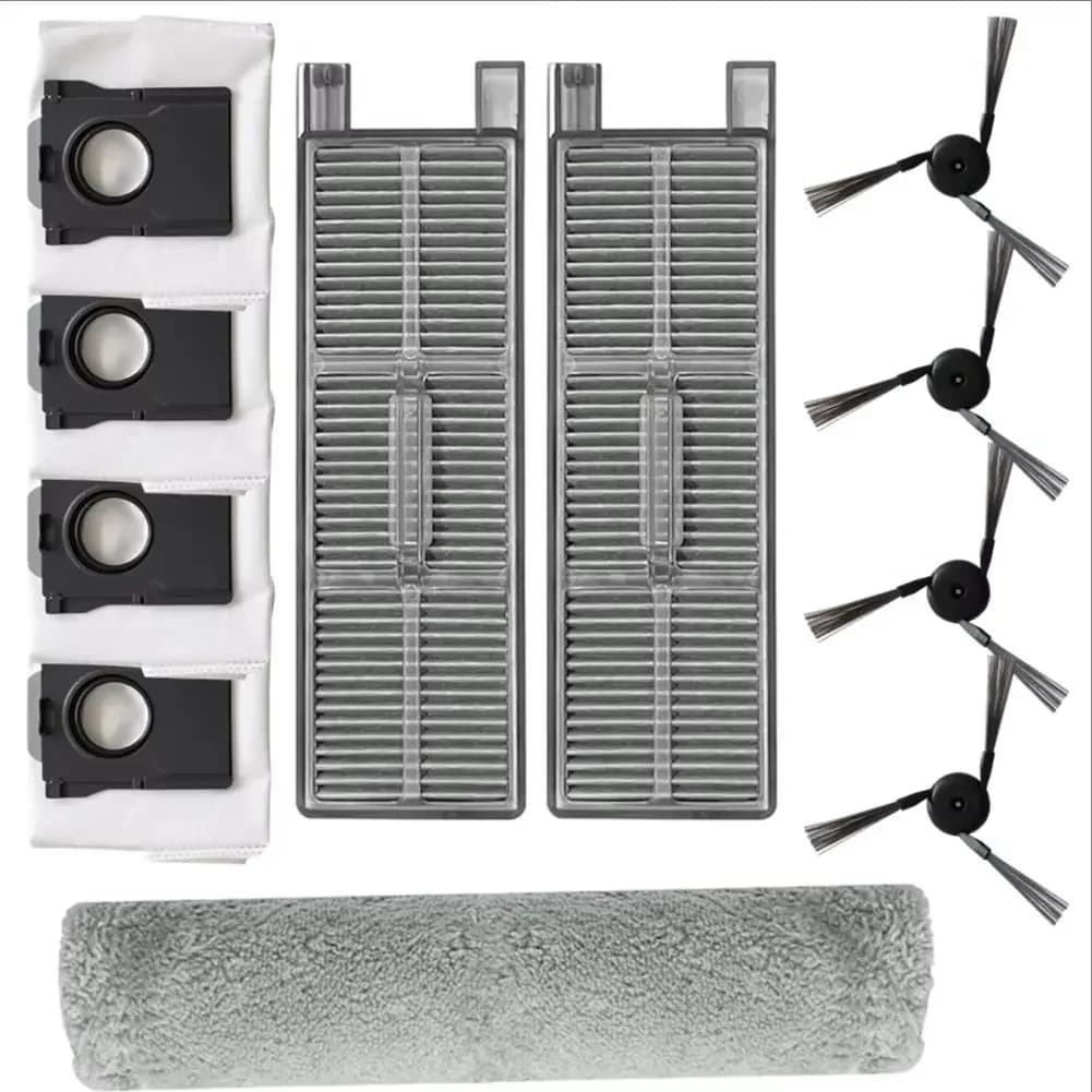 1 Set For Mova Z5 / Z5 Pro / Z50 Ultra / Z50 Filter Mop Cloth Bags Side Brushes Vacuum Cleaner Accessories Spare To Replace