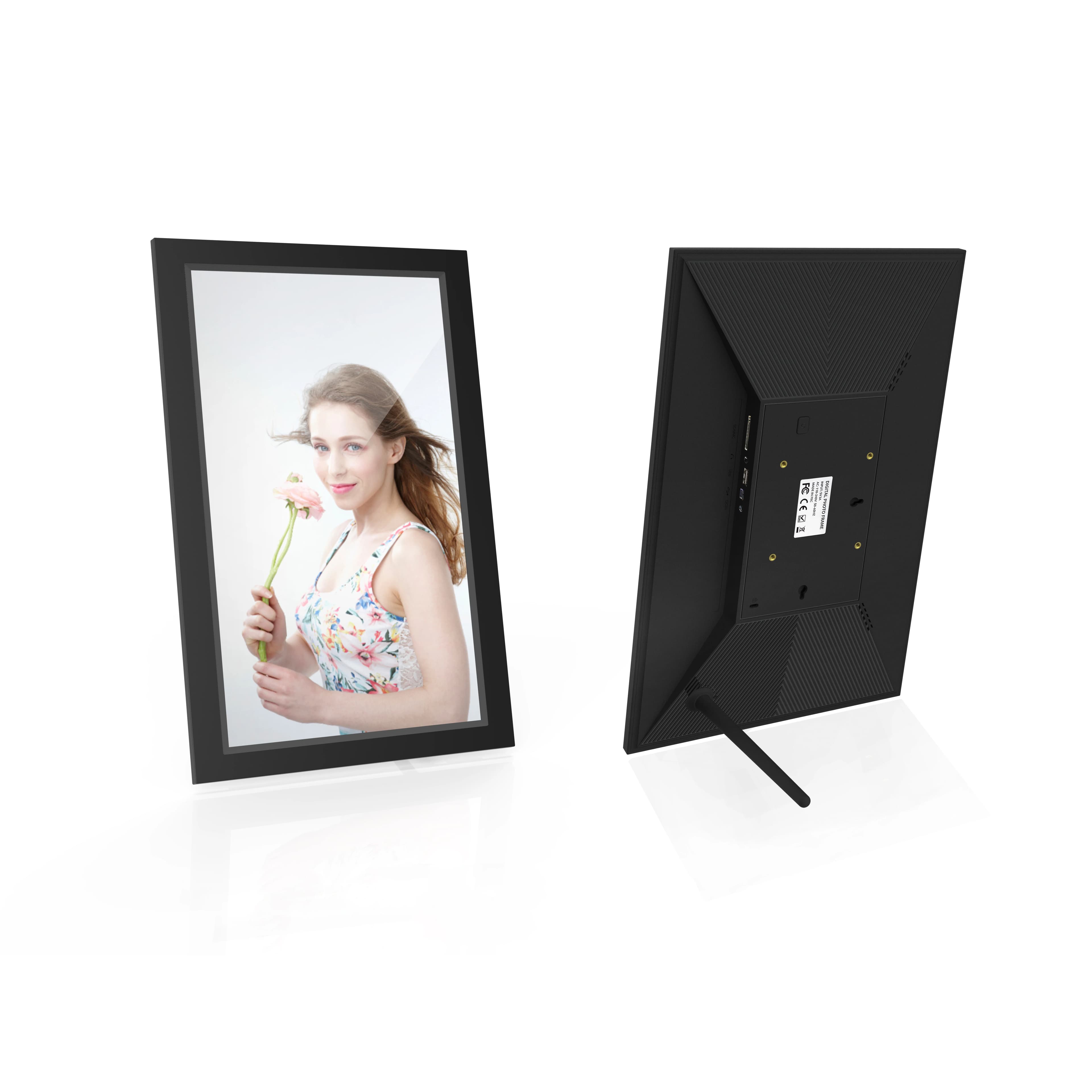 Cornice Digitale per Foto da 15,6 Pollici con Wi-Fi, LCD, Download Video su Cloud, RK3326, RAM 1G + ROM 32G, Frameo, Fornitura di Fabbrica