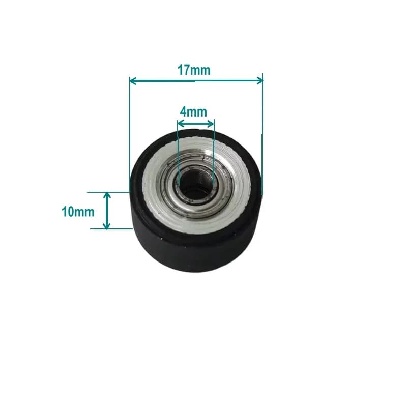 Rullo a pinza a lunga durata 4x10x17mm per l'uso in parti di taglio in vinile Plotter serie pretut Kingcut Teneth