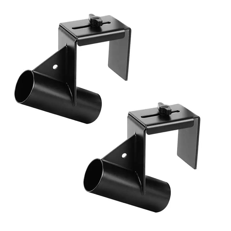 A99I-Metal Portacanna da Pesca su Ghiaccio Regolabile 1.9-3.7 Pollici, Supporto per Canna da Pesca su Ghiaccio Resistente e Senza Mani