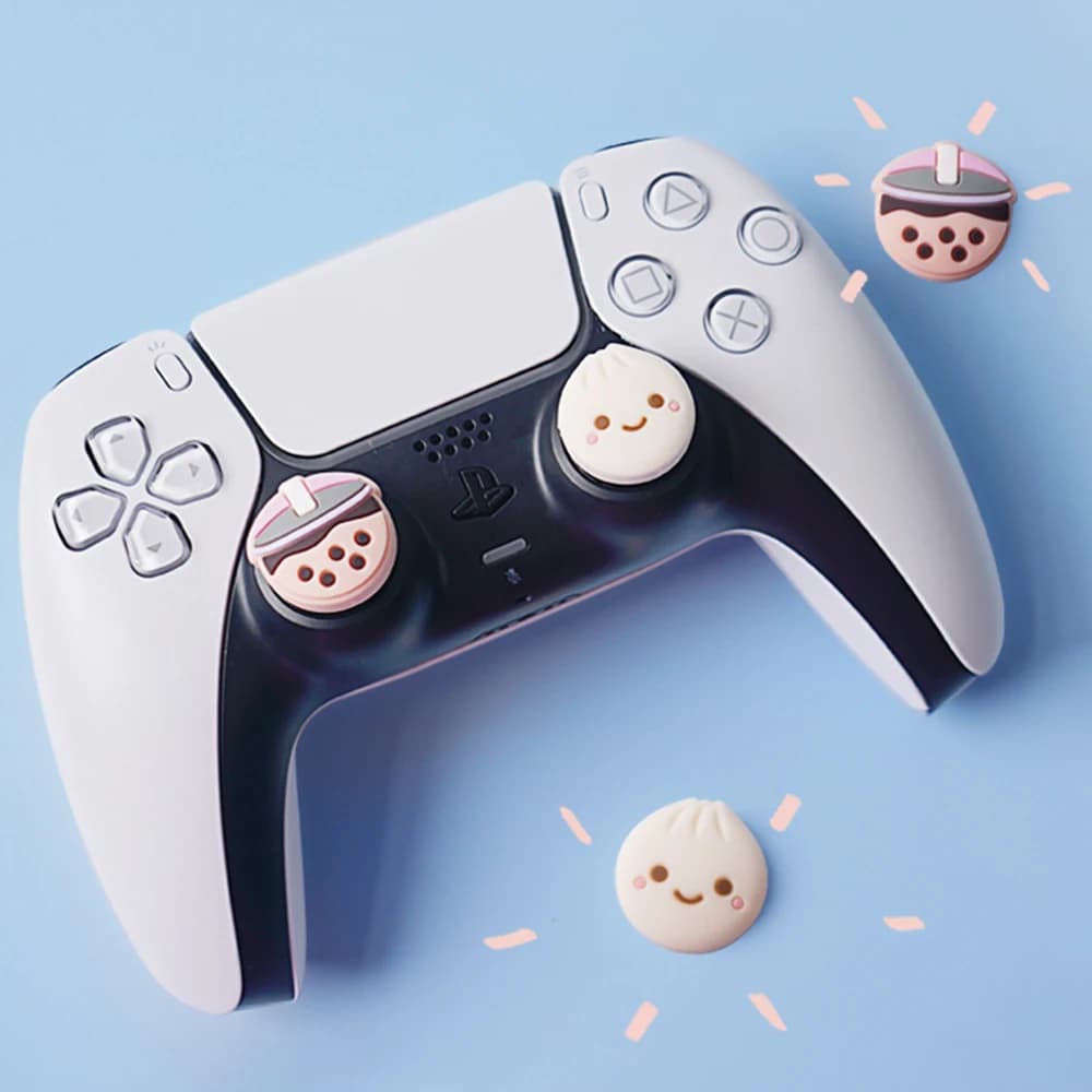 Per Playstation5 PS5/PS4/PS3/PS2/xbox Soft Silicone Thumb Stick Grip Cap Joystick Cover Switch pro Controller accessori custodia