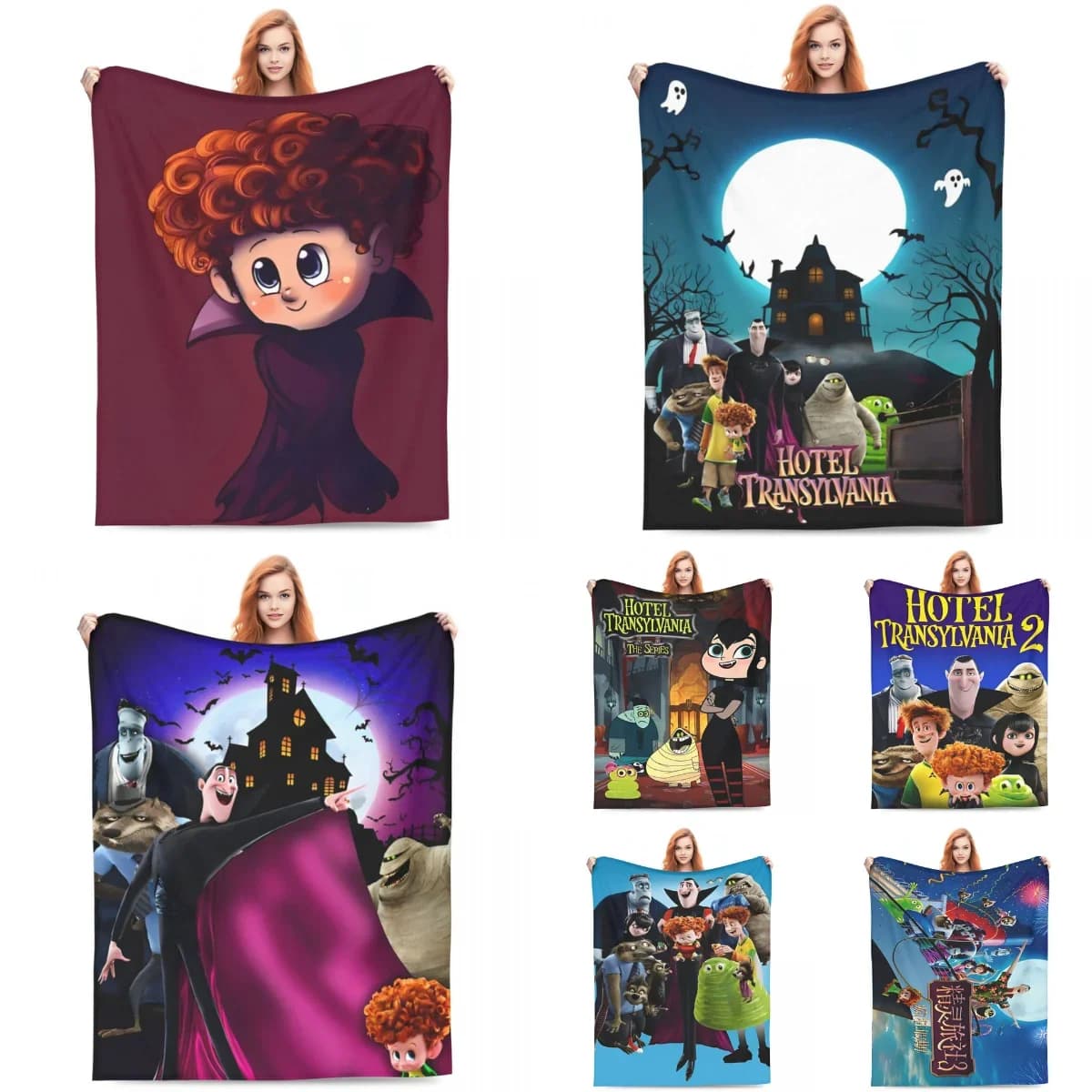 Super soft shooting blanket for Transylvania hotel for winter decorative travel bed for picnic