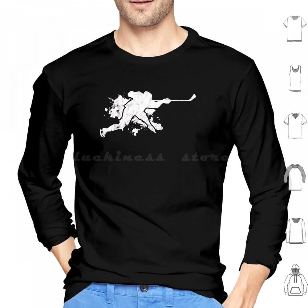 Hockey su ghiaccio Skater Sci Sci Sport invernali Regalo di festa Felpa con cappuccio in cotone Manica lunga Sci Pattinaggio su ghiaccio Hockey su ghiaccio Sci Sciatore su ghiaccio