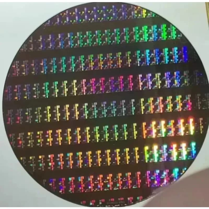 Wafer CPU da 12 pollici Tecnologia scientifica in silicio Pezzo di pendolo Regalo di compleanno Circuito fotografico Chip Wafer di silicio a semiconduttore