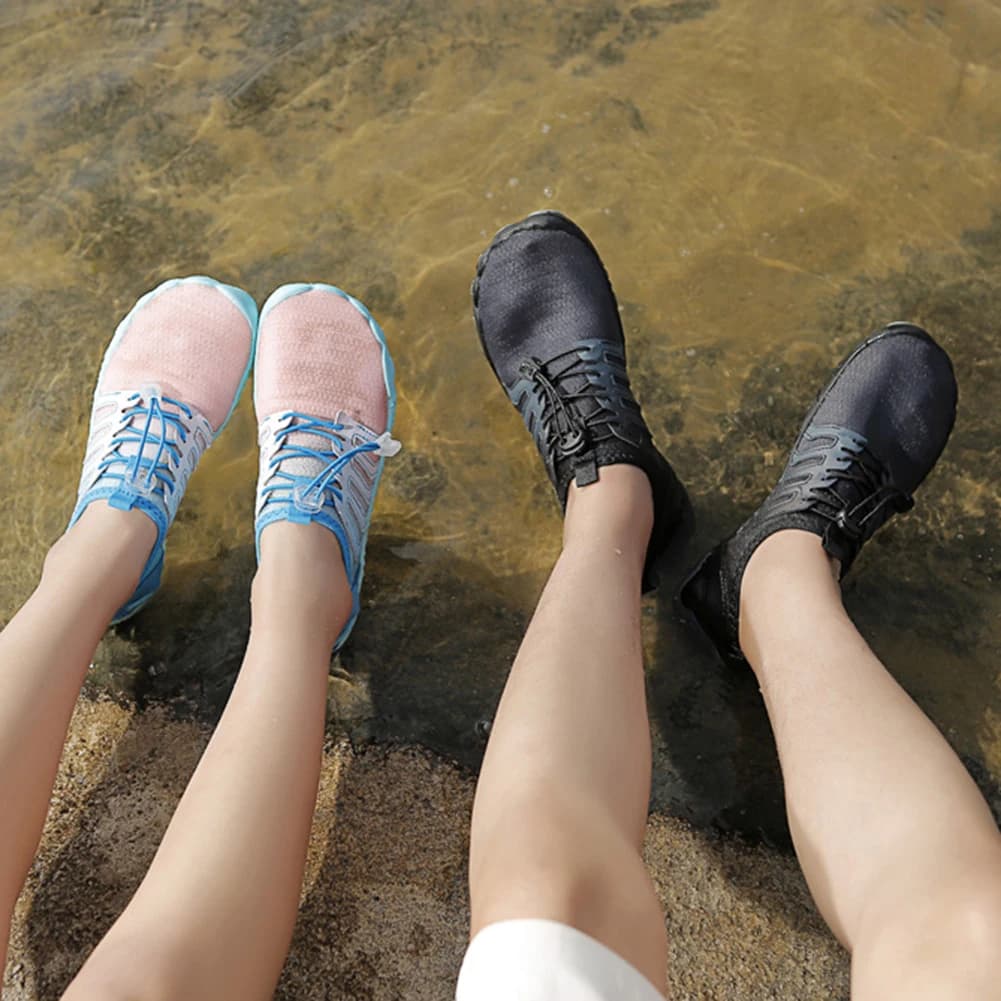 Scarpe da ginnastica da sub Scarpe da acqua da nuoto antiscivolo Scarpe da corsa ad asciugatura rapida Forniture da esterno resistenti all'usura traspiranti per l'escursionismo sul lago