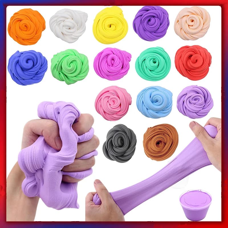 Kit di melma per burro solido fai da te Melma profumata morbida non appiccicosa per ragazze Ragazzi Bomboniere Regalo di compleanno Giocattolo antistress per bambini