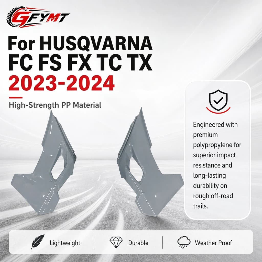For K27 HUSQVARNA FC FS FX TC TX 125-450 23-24 Motorcycle Fuel Tank Guard Left Right Side Panels Mudguard Fender Protector Cover