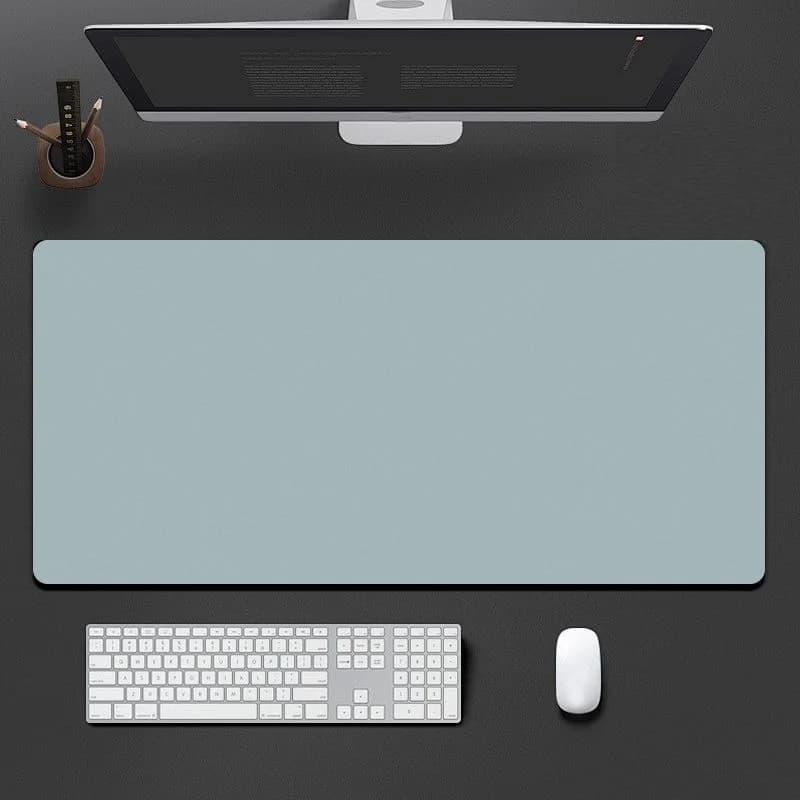 VIKAMA Large PU Leather Mouse Pad, Waterproof Desk Mat for Office & Gaming, Smooth Stitched Edges