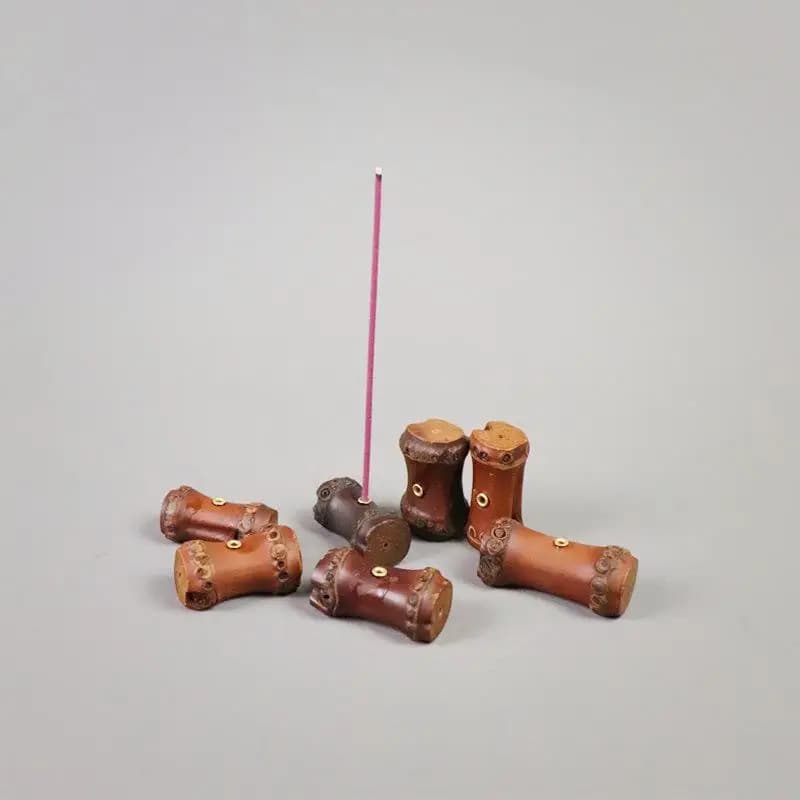 3Pcs Lying Incense Agarwood Bamboo Root Bamboo Incense Thread Aromatherapy Stick Incense Plate Bamboo Whip Root Incense Stick