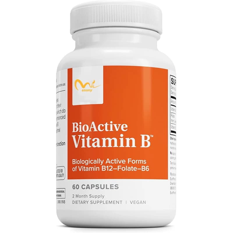 Vitamine Bioattive per il Cuore - Integratore con Acido Folico e Calcio, 60 Capsule