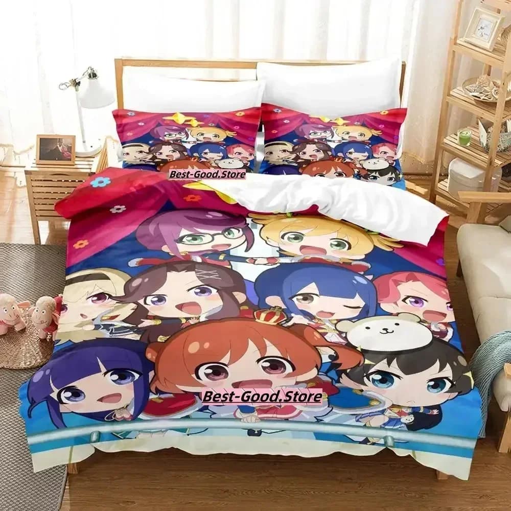 Set di Biancheria da Letto Shoujo Kageki Revue Starlight 2023, Copripiumino, Lenzuolo, Federa Stampata, per Letto Matrimoniale, Queen, King Size