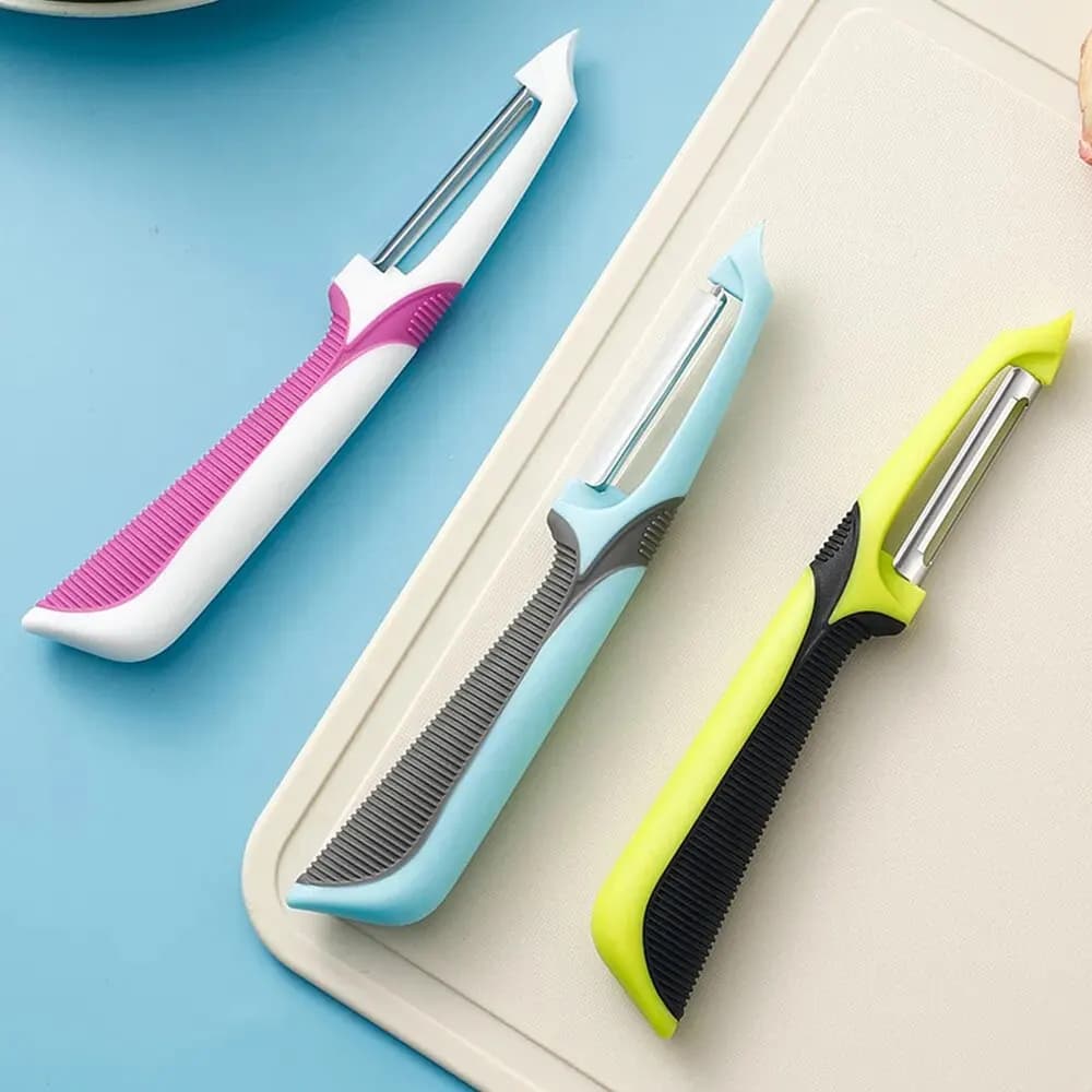 Stainless Steel Peeler Portable Fruit and Vegetable Knife Household Kitchen Multi Functional Sharp Fruit and Potato Scraper