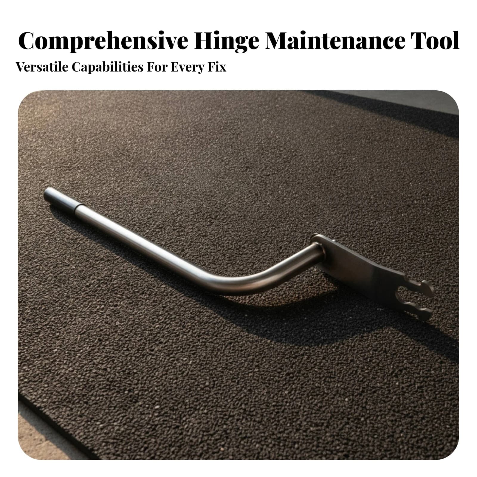 Car Door Hinge Adjuster Bent-Shaft Automotive Door Adjustment Tool Hinge Calibration Tool Universal Easy to Use for Mechanics
