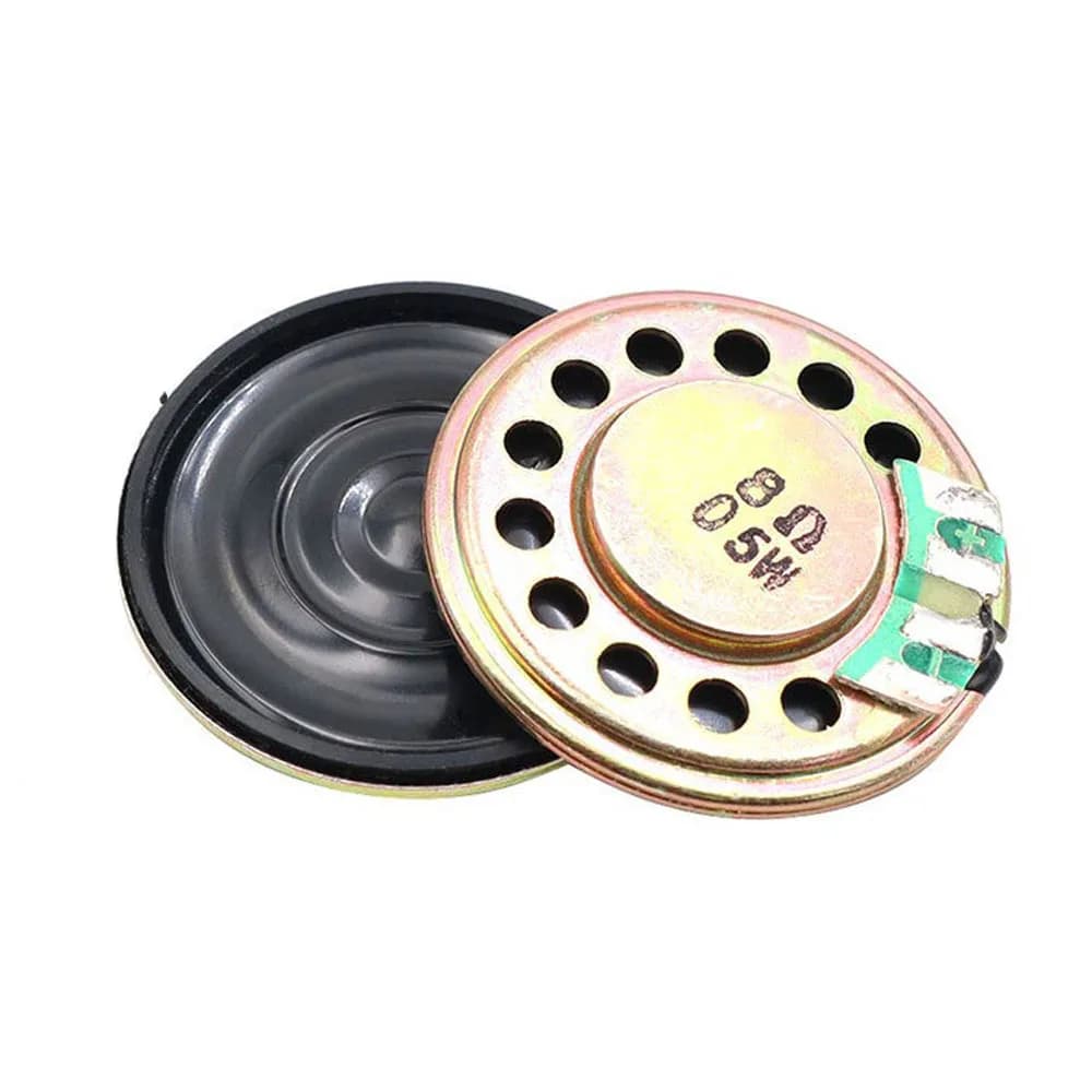 5PCS 0.5W 8R Altoparlante a tromba Diametro 32mm Amplificatore audio 0.5 Watt 8ohm Spessore 5MM Altoparlante per carillon/Walkie-talkie