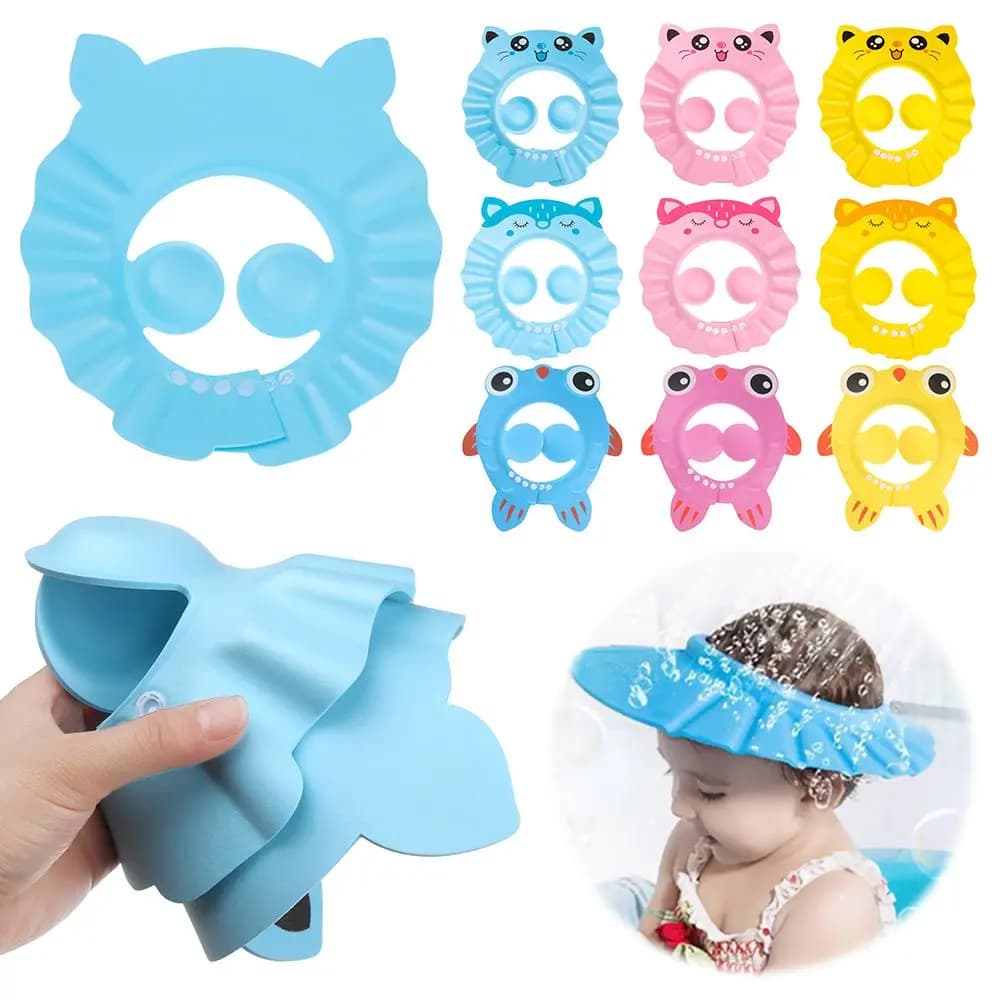 Ear protector waterproof adjustable eye protection Wash Hair Shield Shampoo Hat Baby Shower Caps