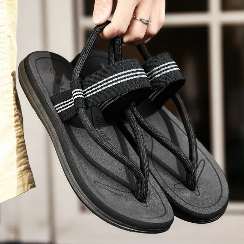 Pantofole da uomo Penisilk, comode e traspiranti, slip-on per la casa con suola in gomma