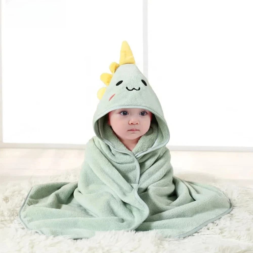 Asciugamano con cappuccio a forma di animale, molto venduto, morbido, caldo e ad asciugatura rapida, in velluto corallo, per bambini e bambine.