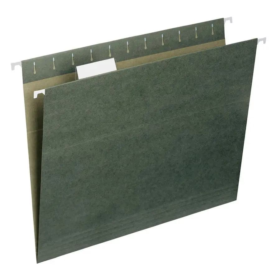 Cartella portadocumenti sospesa standard verde, 50 pezzi