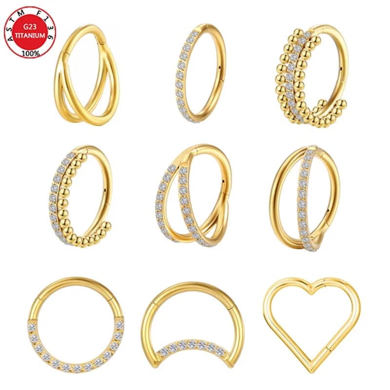 Anello da naso per piercing al setto per le donne Piercing per le orecchie Trago Labbro Zircone Gioielli da donna Sexy Perforato Labret Gioielli per il corpo