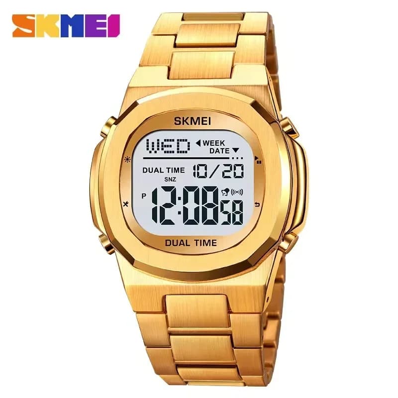 SKMEI 2004 Orologio sportivo da uomo Orologio da polso elettronico impermeabile Sveglia Data Orologio relojes para hombre Glow Stop Watch Multifunzione