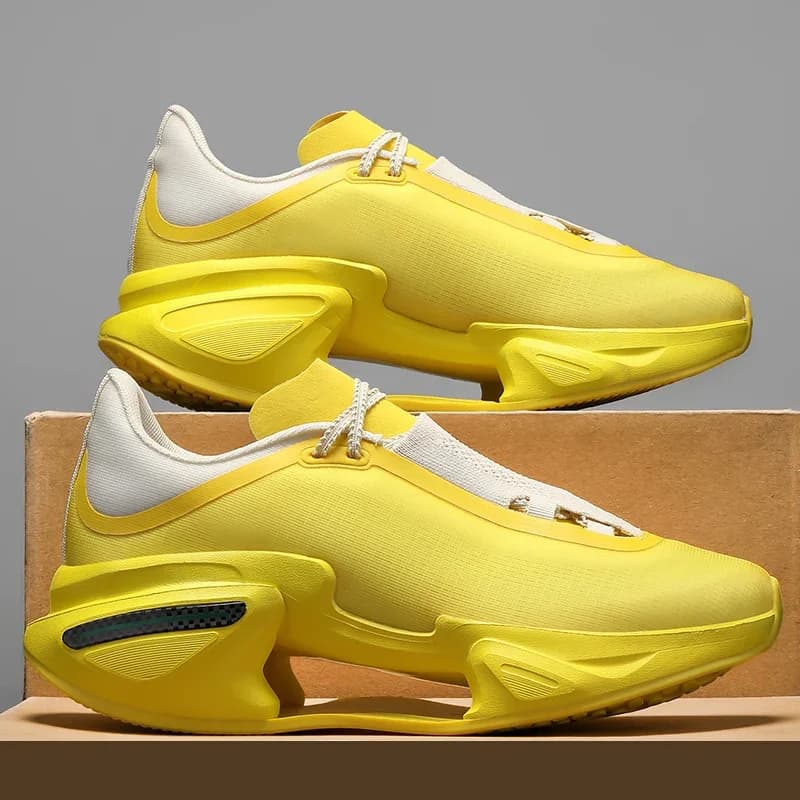 New Running Shoes with Shock Absorbing Blade for Men Runner Suitable for Women's Sports Athletic Men's Gymnastics Shoes Outdoor Non-slip