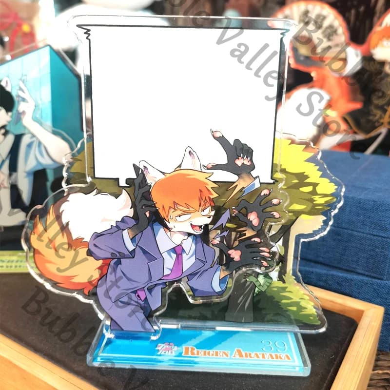 Anime Mob Psycho 100 Kageyama Shigeo Reigen Arataka Cosplay Cartoon Acrilico Scrivi In Piedi Segno Messaggio Bordo Del Basamento Figura Regalo