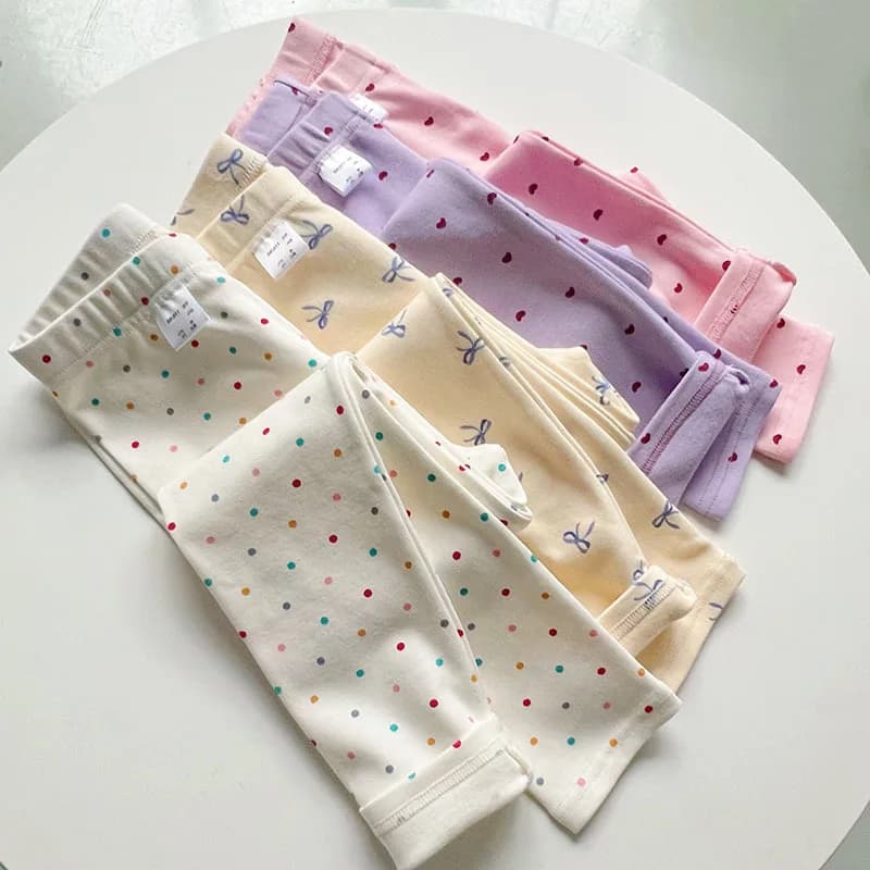 Pantaloni per ragazze Legging autunno inverno per bambini Pantaloni per bambini elastici in cotone spesso Collant per bambini sottili e versatili Abbigliamento per adolescenti