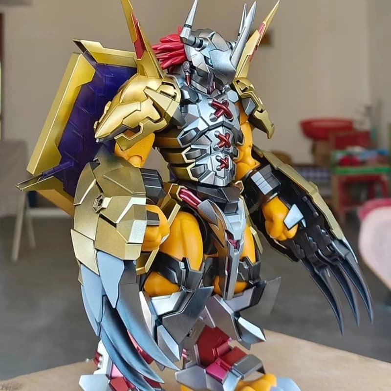 Super popular super evolution pet ABS resin mixed color desktop assembly tide play collection figure model set
