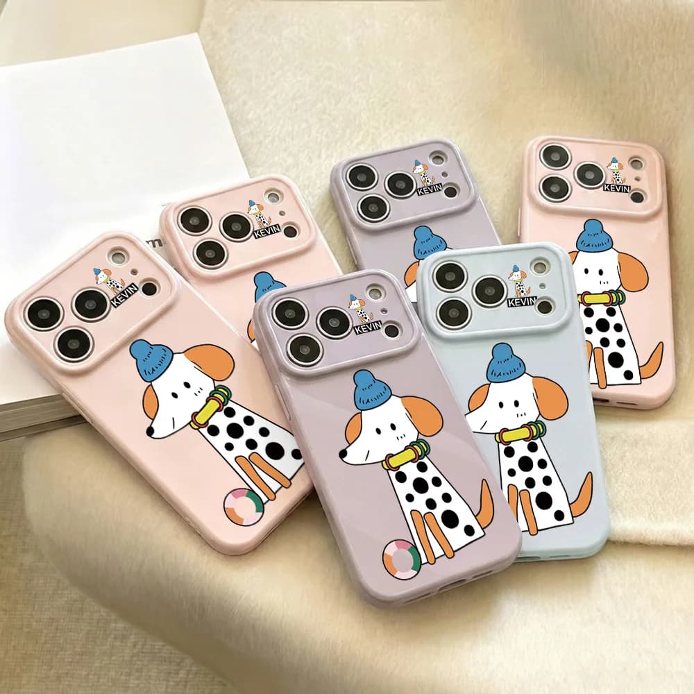 Custodia Morbida in Silicone TPU Antiurto per iPhone 17 Pro Max 16 13 11 15 14 12 17promax 16promax con Design Cartoon Dipinto