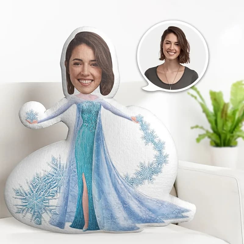 Cuscino per il viso con foto personalizzata, progetta il tuo cuscino con carattere personalizzato, può cambiare volti, perfetto per souvenir commemorativi