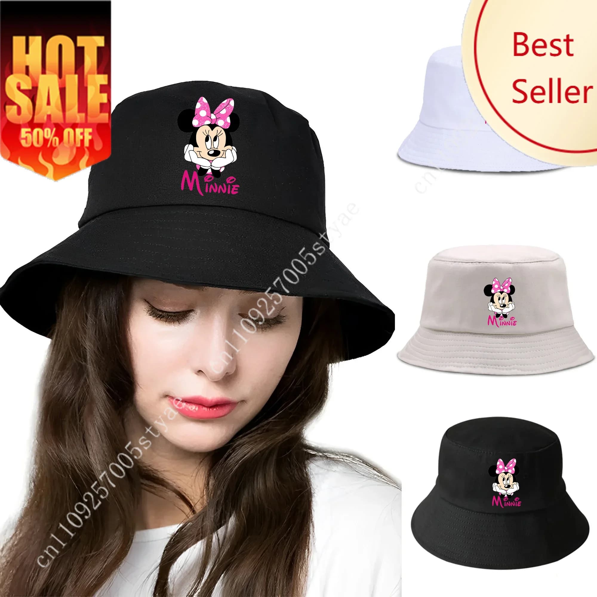 Cappello Mickey Minnie Mouse Disney Cartoon per uomo e donna, cappello con decorazioni, regalo per feste e vacanze, cappello da sole