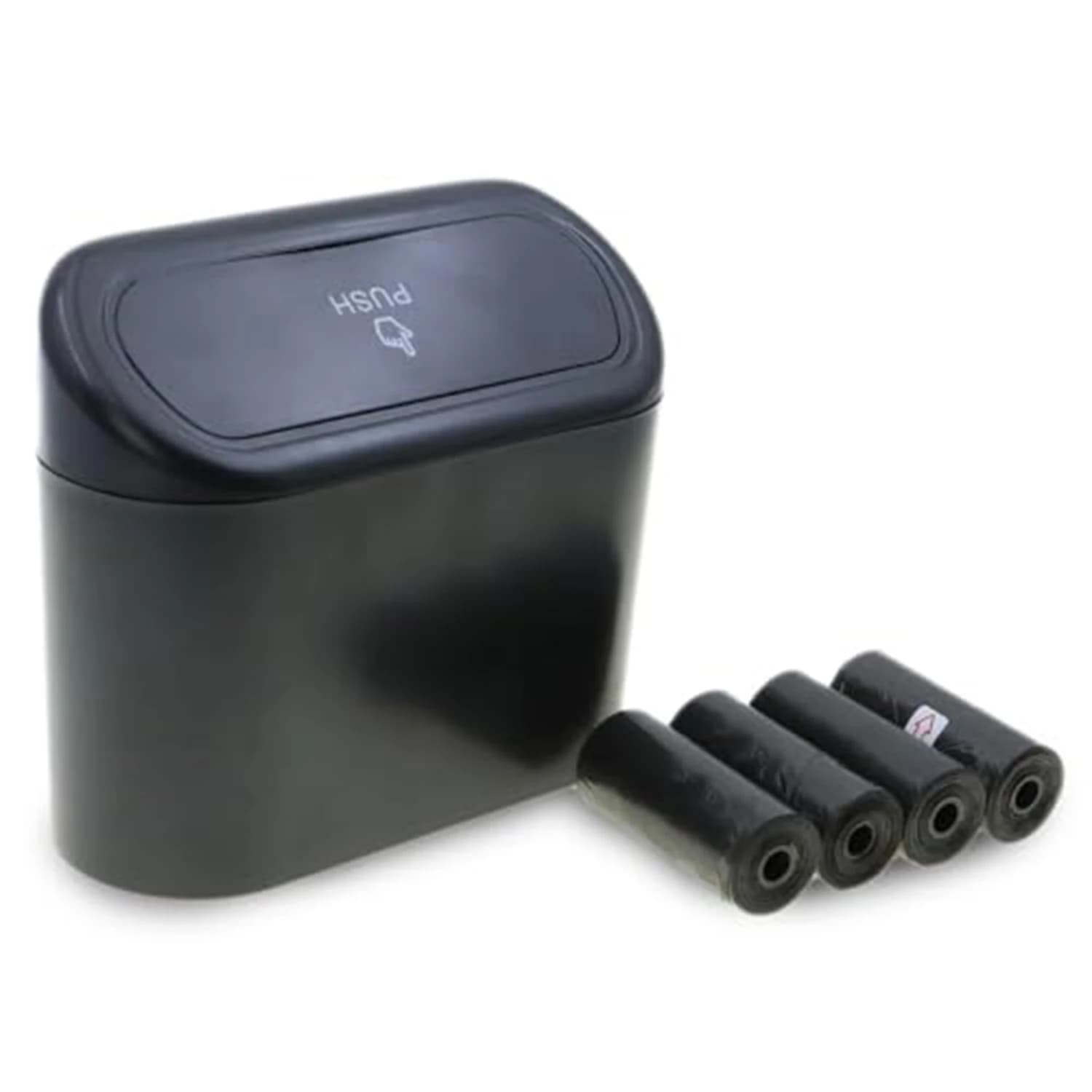 Pattumiera per auto - (1 confezione, nera) Borsa pieghevole pop-up resistente all'acqua, cestino per rifiuti, bidone della spazzatura