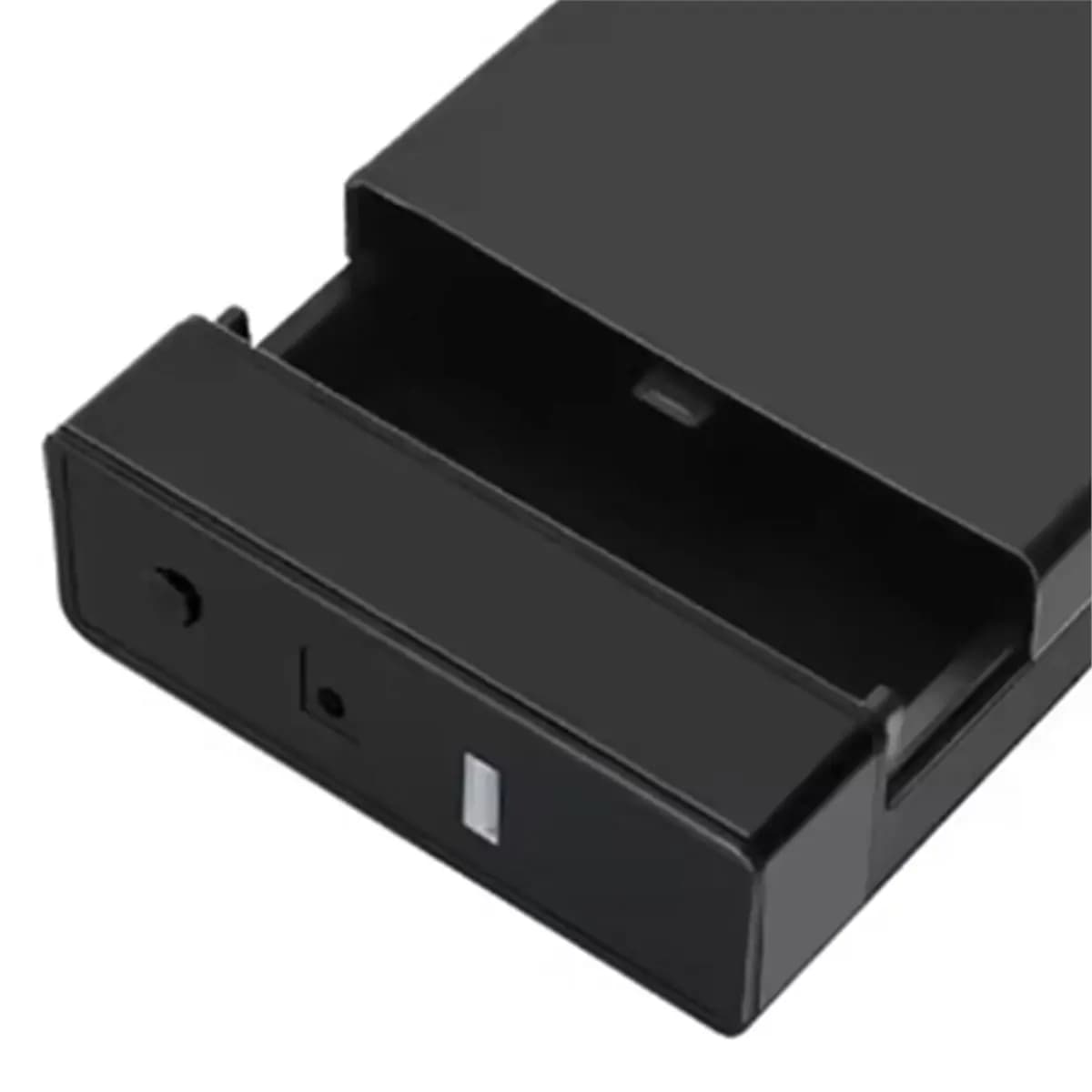 AU47-Hard Disk Enclosure External HDD Case for SATA 2.5 3.5 Inch SSD Hard Drive Box USB 3.0 Hard Disk Case Adapter EU Plug