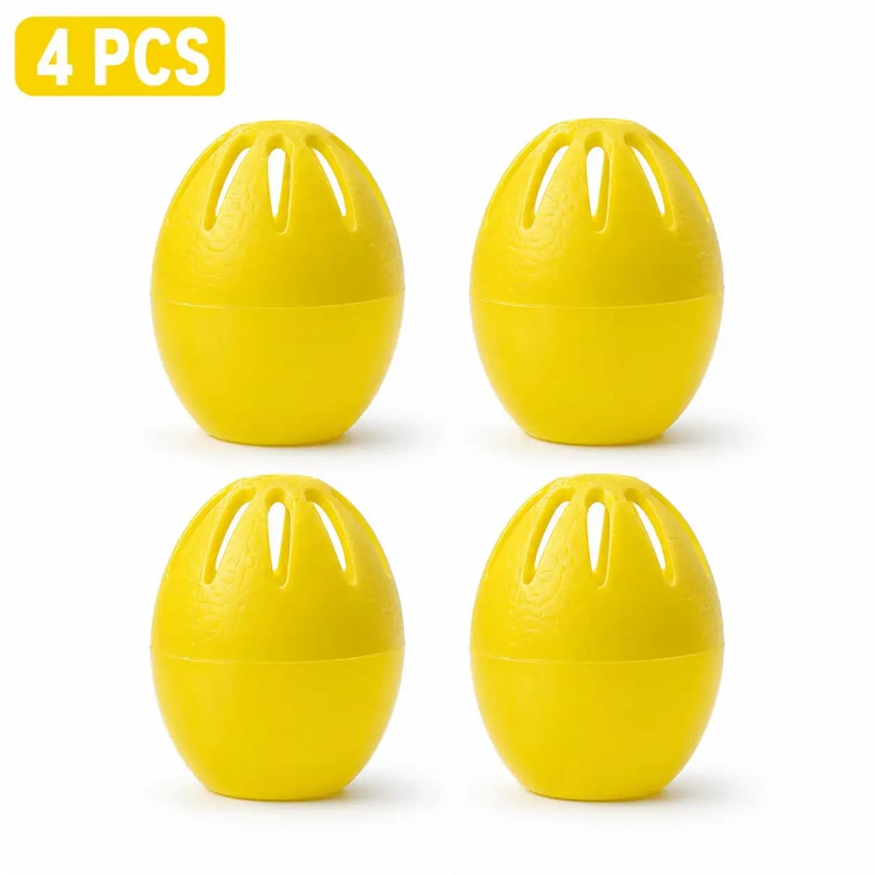 Lemon Fresh Deodorizer Egg, Long Lasting Odor Eliminator, Portable Air Freshener For Fridge, Car, Closet, Shoe Cabinet, Desk, 360° Refreshing Scent For All Spaces, Transfer Can Be Refrigerated Or Frozen Universal For Home And RV Mini-Fridges
