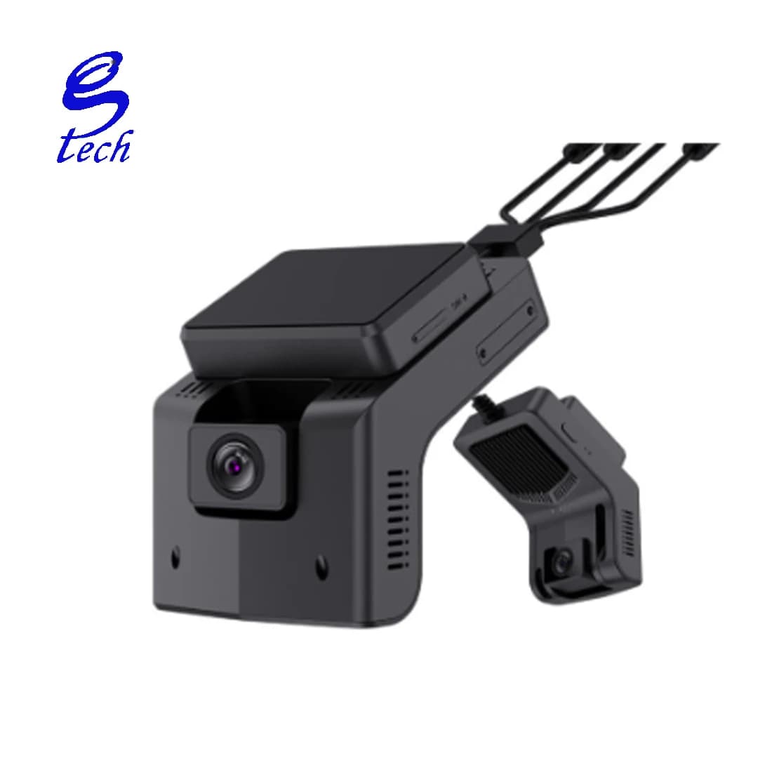 Dashcam GPS per Auto con Doppia Telecamera Anteriore e Posteriore - Video Montato su Veicolo per Gestione Flotte
