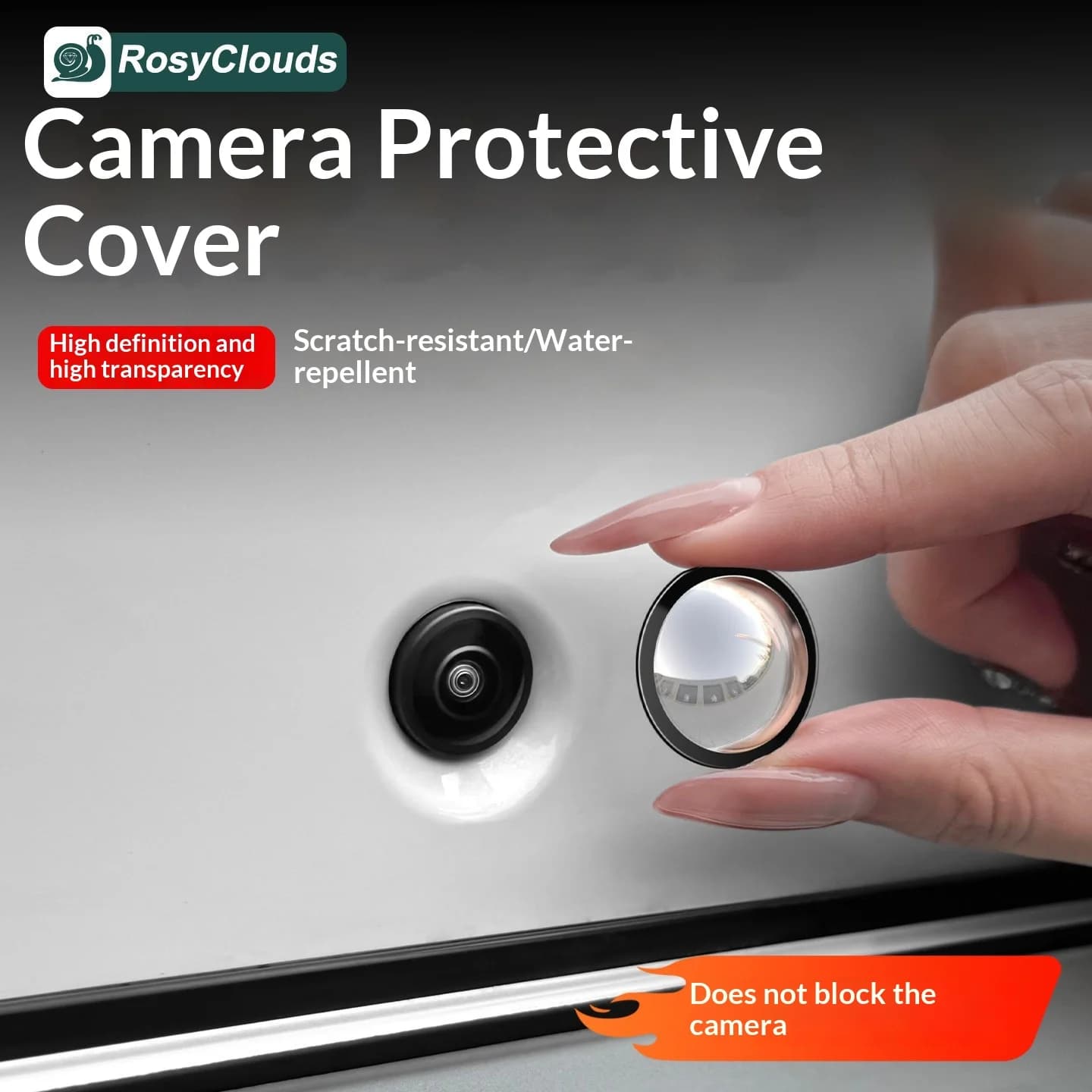 Coperture Protettive per Telecamere Anteriori e Posteriori Auto, Copriobiettivo e Pellicola per Immagini Panoramiche a 360°, Accessori Auto Completi