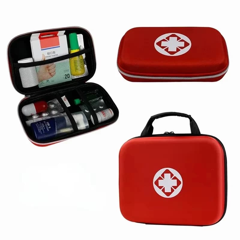 Kit di pronto soccorso Borsa per medicinali domestici Scatola per medicinali da viaggio portatile Borsa di sopravvivenza Borsa di emergenza per campeggio in auto