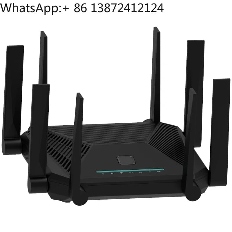 Router WiFi X80 sbloccato DL 2Gbps UL 1Gbps Amplificatore di rete 5G CPE Ripetitore dual band con slot per scheda SIM Batteria da 10000 mAH