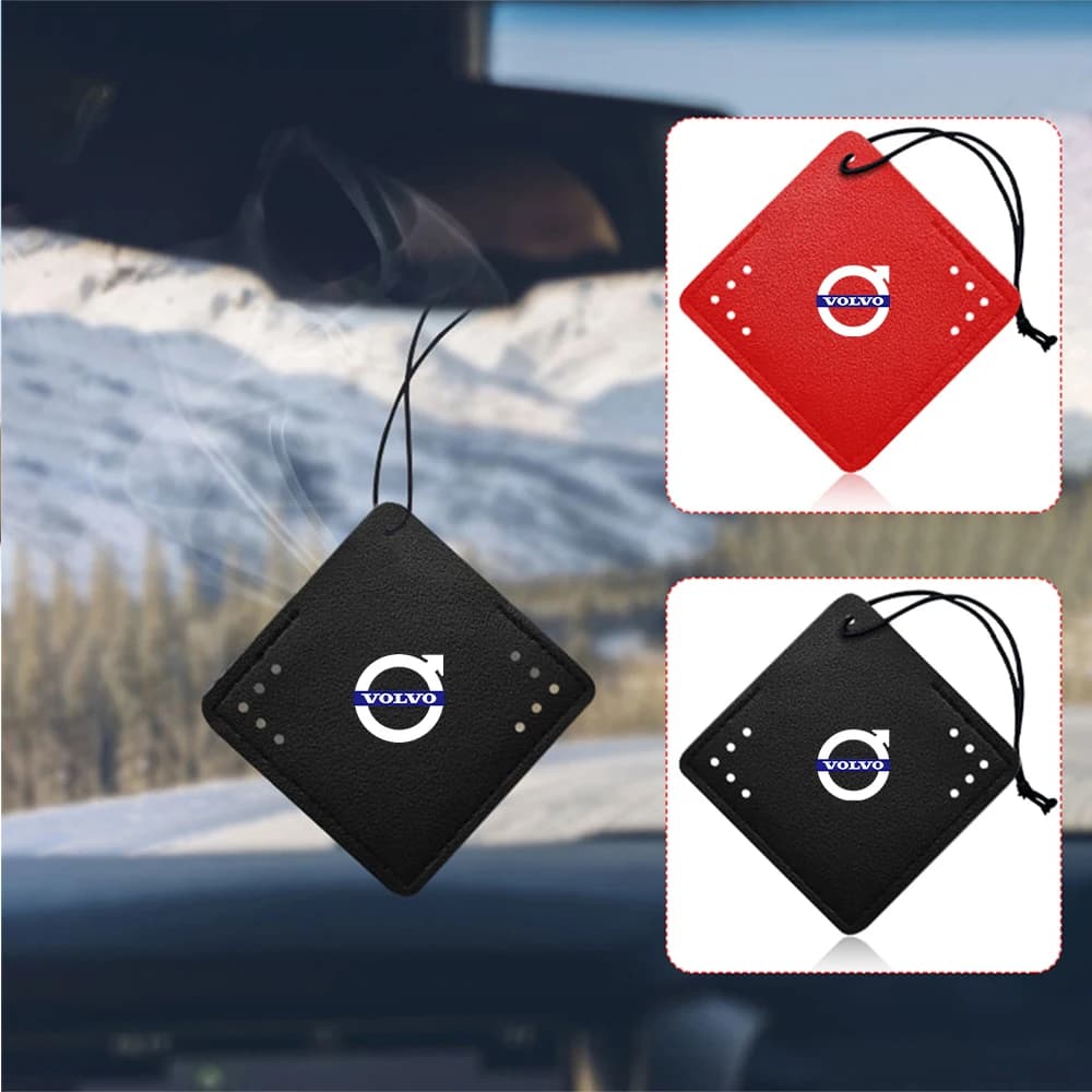 For Volvo Rdesign S40 S60 S80 S90 V40 V50 V60 Auto Internal Emblem Compressed Fragrance hanging Aromatherapy Pendant Deodorant for environments