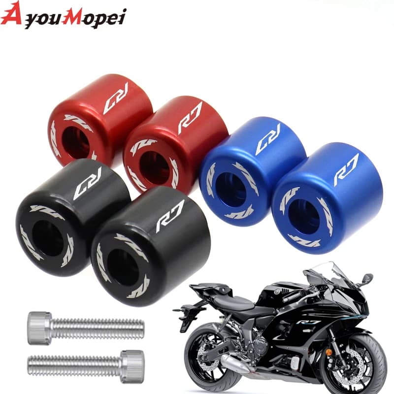 Handlebar caps for YAMAHA YZF R7 YZFR7 2021-2024 Motorcycle Accessories Handle caps Bar Handlebar Extremity Sink cursor