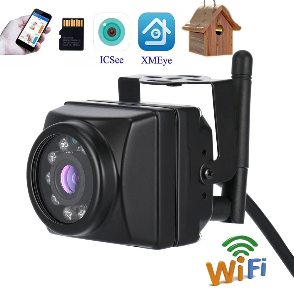 Mini 5MP Outdoor WiFi IP Camera Bird Cage Security CCTV 32g videosorveglianza H.265 NVR Wireless Motion Detect ICsee Xmeye App