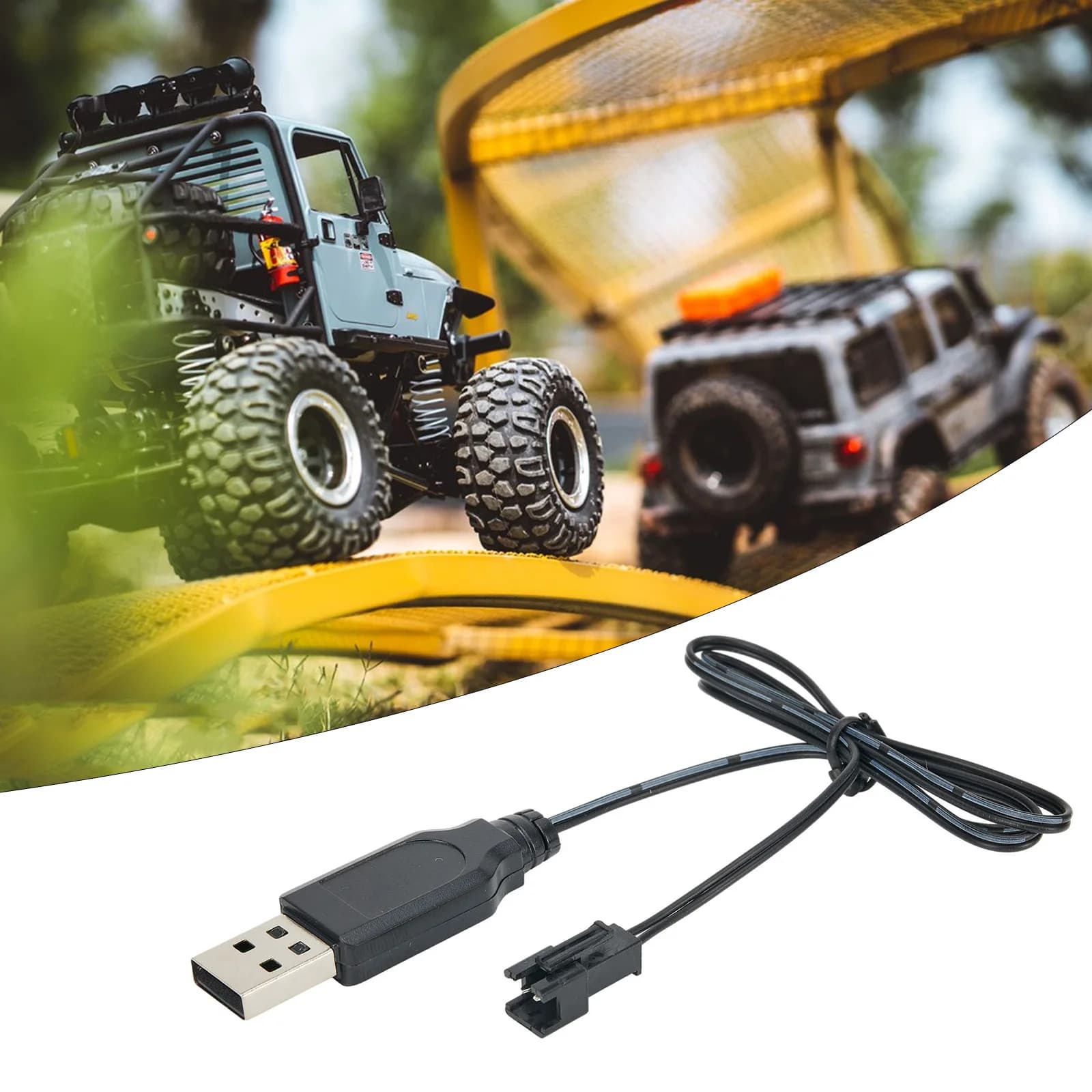 Cavo di ricarica USB RC per caricabatteria al litio da 3,7 V SM-2P cavo di ricarica per auto aerei elicotteri giocattoli accessori