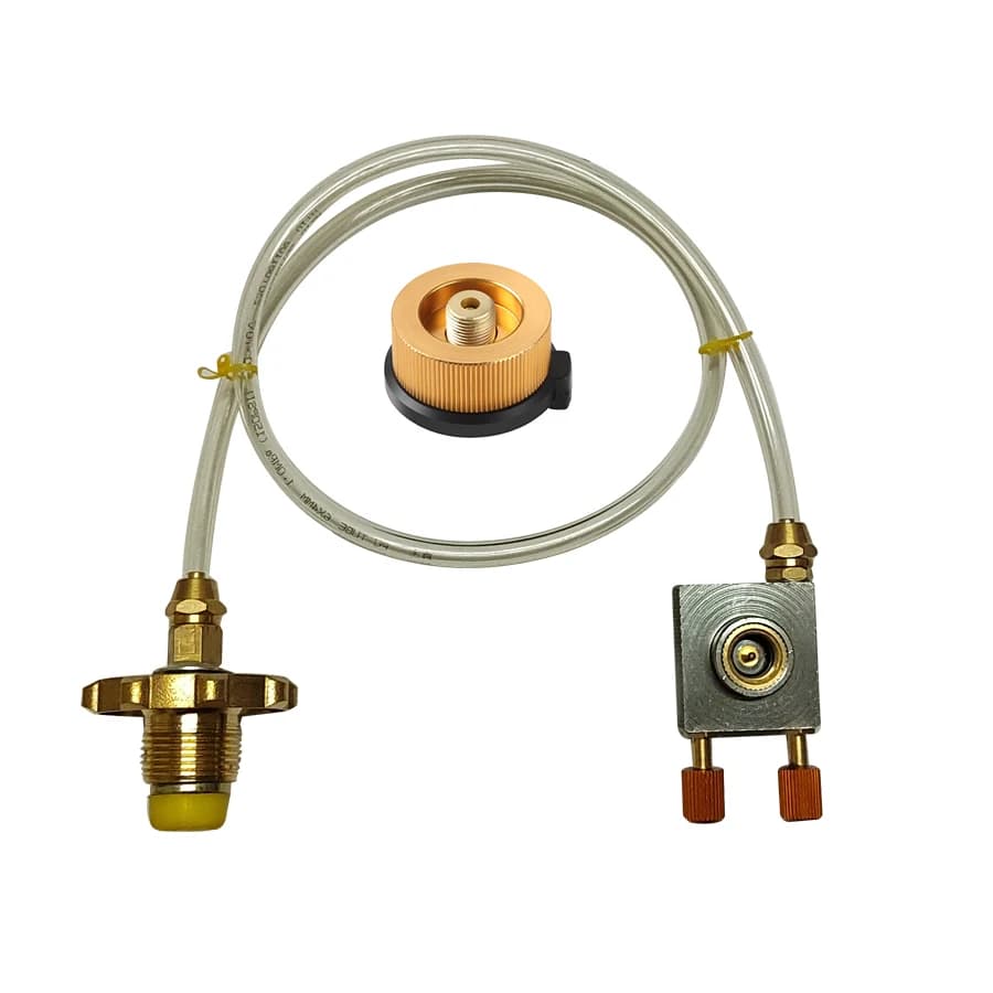 Asia Camping Gas stove Propano Charging adapter Adapter for container coupler gas charging tank for flat cylinder burner GPL external