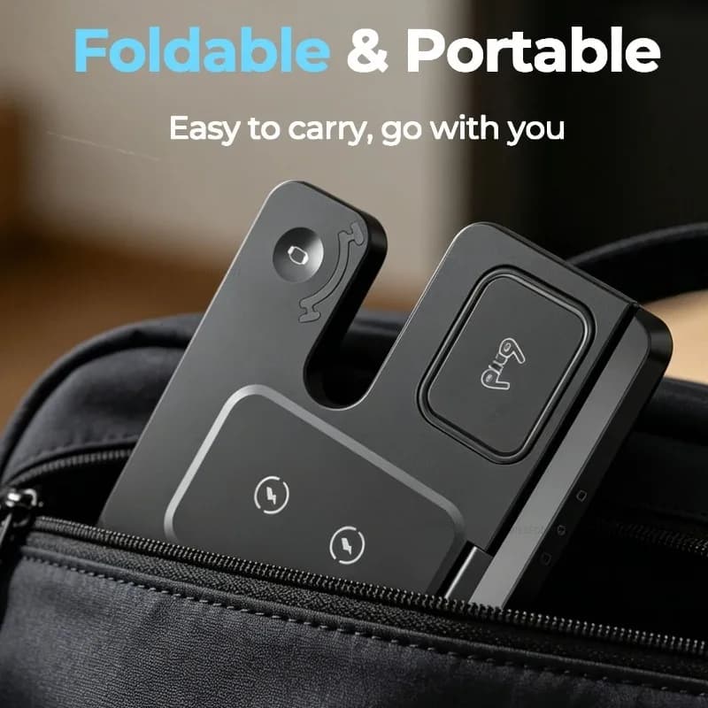 3 in 1 Wireless Charger Station Fast Charging Stand For Samsung S26 S25 S24 Smart Watch Earbuds Home Office Desktop Accessory