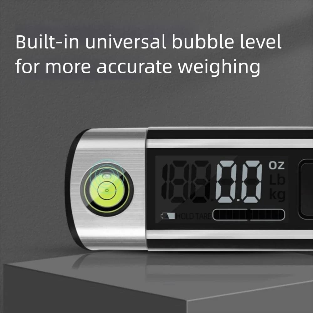 Bilancia Portatile per Bagagli 50Kg/110Lb con Display LCD, Alta Precisione, con Metro a Nastro, Bilancia Elettronica per Casa