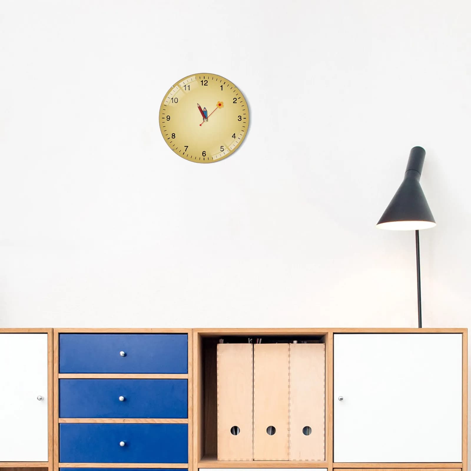 10 Set di Lancette per Orologio in Metallo, Design a Matita, Ricambi per Orologi da Parete Fai-da-Te, Kit di Riparazione, Accessori Decorativi Eleganti