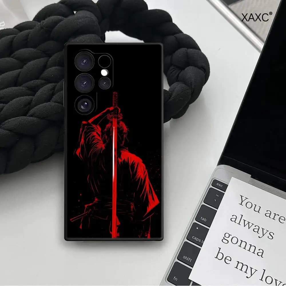Japanese Bushido Samurai Phone Case For Samsung Galaxy A17 16 A15 4G 5G A14 A13 A57 A37 A27 A26 A55 A35 A53 A24 A34 soft shell