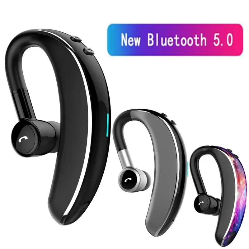 Auricolare wireless Auricolare Bluetooth con microfono vivavoce guida sport gancio per l'orecchio V7 controllo del volume delle cuffie con cancellazione del rumore