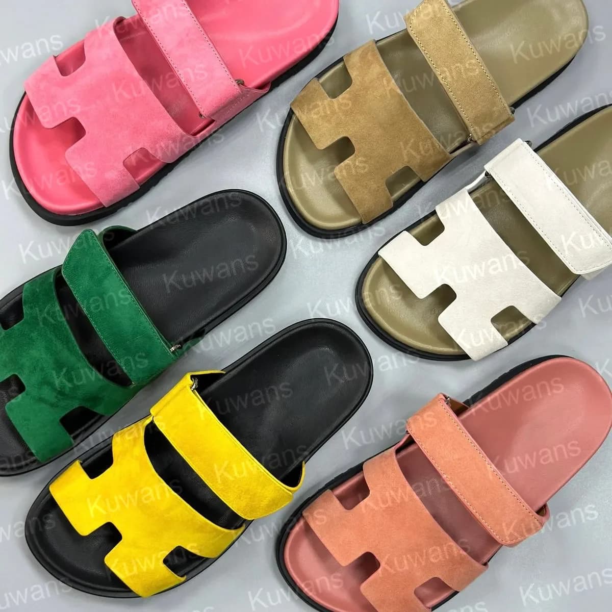 Sandali Designer da Donna in Denim, Ciabatte Estive da Spiaggia, Mules di Lusso in Pelle Impermeabili, Comode per l'Autunno, Nere, Taglia 35-