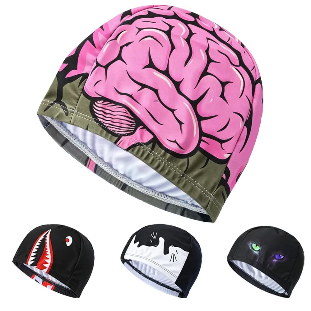 Comfort Elastic Adult Swimming Cap Lightweight Durable Swim Hat for Daily Pool Training Underwater Sports Use Unisex